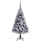  Umjetno božićno drvce Bijelo 150 cm PVC i Čelik i Plastika | shoptok.hr
