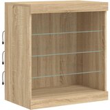  Komoda s LED svjetlima boja hrasta sonome 60,5x37x67 cm | Eponuda.ba