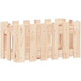 Maison Chic Vrtno korito - Greda - Cvetlični Lonec z ograjico 60x30x30 cm trdna borovina, (21789369) Cene