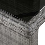  Vrtni stol od poliratana i stakla 240 x 90 x 74 cm | Eponuda.com
