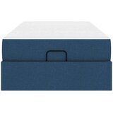 Konstrukcija postelje z vzmetnico Modra 80 x 200 cm blago, (5000069765) | Shoptok.si