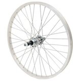  Zadnji kotač 24" (507mm) jednostjenski obruč, srebrna glava / navoj (5,6,7 / brzina) | shoptok.hr