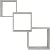  Kockaste zidne police 68x15x68 cm konstruirano drvo | shoptok.hr