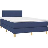  box spring s madracem LED plavi 120 x 200 cm od tkanine | shoptok.hr