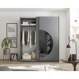 Livetastic omara z drsnimi vrati, barve grafita | Shoptok.si
