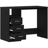  Radni stol s ladicama Crni hrast 102x50x76 cm Konstruirano drvo | shoptok.hr