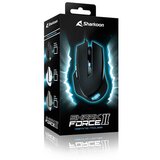 Sharkoon miška Gamer - SHARK FORCE II Black (optična; 4200DPI; Pixart PMW3519 čip; črna) | Shoptok.si