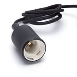 Aigostar Napajajući kabl 1xE27/60W/250V crni Slike