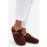 Boto Women's slippers with fleece type lamb Brown Lorivine | shoptok.hr