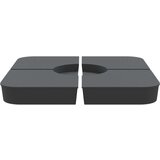 vidaXL Komplet podstavka za senčnik za križna stojala 100 kg PP | Shoptok.si