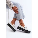 S. BARSKI Women's Leather Platform Loafers with Chain S.Barski | Shoptok.si
