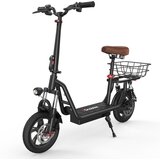 iScooter i12 električni skuter, 500W motor, 36V 7,5Ah, doseg 35km, največja hitrost 25km/h, opremljen s sedeži in snemljivo košaro, (22095194) | Shoptok.si