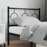 vidaXL Metalno uzglavlje crno 90 cm | shoptok.hr