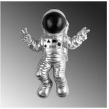 WALLXPERT Zidna dekoracija Cosmonaut 7, 35x47x10 cm, srebrna boja | Eponuda.ba