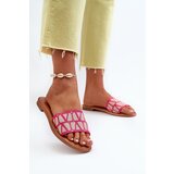 Boto Women's Flat Heel Flip Flops in Fuchsia by Traivea | shoptok.hr