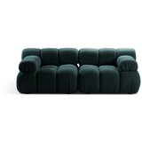 Micadoni Modrozelena sedežna garnitura iz tkanine bouclé 188 cm Bellis – Cene