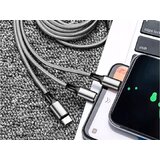  3v1 USB kabel za telefon Lightning kabel iPhone Micro USB 120cm | Shoptok.si