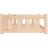  Krevet za pse 95,5 x 65,5 x 28 cm od masivne borovine | shoptok.hr