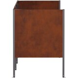  Ekran za kante za smeće 249 x 85 x 113 cm Otporni čelik Rđa - Otporni čelik 249 cm bez uzorka | shoptok.hr