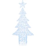 vidaXL Božično drevo med 240 LED Hladno bela 180 cm Akril | Shoptok.si
