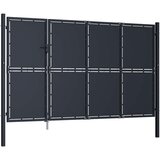  Vrtna vrata Čelik 350x200 cm Antracit | shoptok.hr