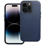  Usnjena maska Mag Cover za iPhone 14 Pro modra | Shoptok.si