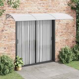 Maison Chic Nadstrešek - Senčniki za vrata siv 300x75 cm polikarbonat, (22039362) | Shoptok.si