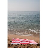noo.ma Crveni/svijetlo plavi pamučan ručnik za plažu 100x160 cm Su – | shoptok.hr