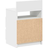 vidaXL Noćni ormarić s 2 ladice bijeli 40x33x60 cm | shoptok.hr