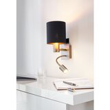 Eglo pasteri zidna/2, e27, led 3,5w, nikl-mat, crna-bakar 2R49QEN | Eponuda.com