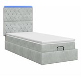  od pjene s madracem i LED-om Svjetlosiva 80 x 200 cm | shoptok.hr