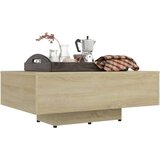  Klubska mizica sonoma hrast 85x55x31 cm iverna plošča, (20625652) | Shoptok.si