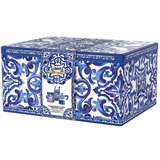 Bialetti Dolce&Gabbana Mediterrean blue Moka Express,za 3 skodelice + Perfetto Moka Autentico mleta kava | Shoptok.si