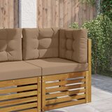  Zunanja blazina za kavč 3 pcs Taupe Poliester, (5000202441) | Shoptok.si