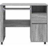  Stol s kotačićima Siva Sonoma 91 x 50 x 77 cm Konstruirano drvo | shoptok.hr