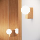 Sollux Bijela/u prirodnoj boji zidna lampa ø 12 cm Solum – | shoptok.hr