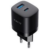 Havit UC30 EU - GaN two-port travel charger 33 W, black | shoptok.hr