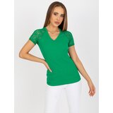 RUE PARIS Blouse-RV-BZ-7986.74-green | Shoptok.si