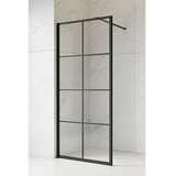 CAMARGUE Stockholm Tuš stijena (Š x V: 80 x 193 cm, Premazano, Debljina: 6 mm, Crne boje) | shoptok.hr