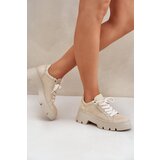 CheBello Sneakers Sports Shoes On Platform 4632 Gold | shoptok.hr