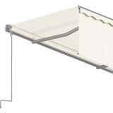  Tenda na ručno uvlačenje s roletom 4 x 3 m krem | shoptok.hr