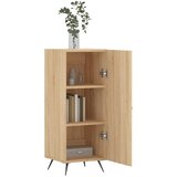  Komoda boja hrasta sonome 34,5x34x90 cm od konstruiranog drva Smeđa | Shoptok.si