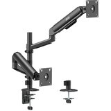 Ergo Office ER-692 B stolni nosač za dva monitora 17&amp;ndash;32&amp;Prime; s plinskim oprugama Slike