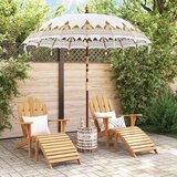  Balineški Parasol Krema 210-220 cm Pamuk solidno drvo | shoptok.hr