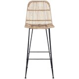 Barska stolica 2 pcs Prirodna 44 x 55 x 109 cm Ratan i Čelik | shoptok.hr