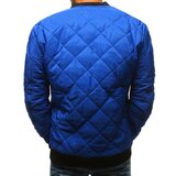 DStreet Kurtka męska pikowana bomber jacket niebieska | Shoptok.si