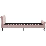  Za krevet ružičasti baršunasti 90 x 200 cm | shoptok.hr