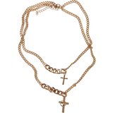 Urban Classics Accessoires Various Chain Cross Necklace gold Cijene