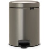 Brabantia Koš za odpadke s pedalom 5L s plastičnim vložkom - platinum Cene