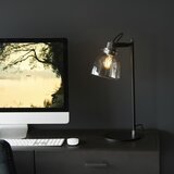  Endon 107012 - Stona lampa URBAN 1xE27/10W/230V crna/zadimljena crna | Eponuda.com